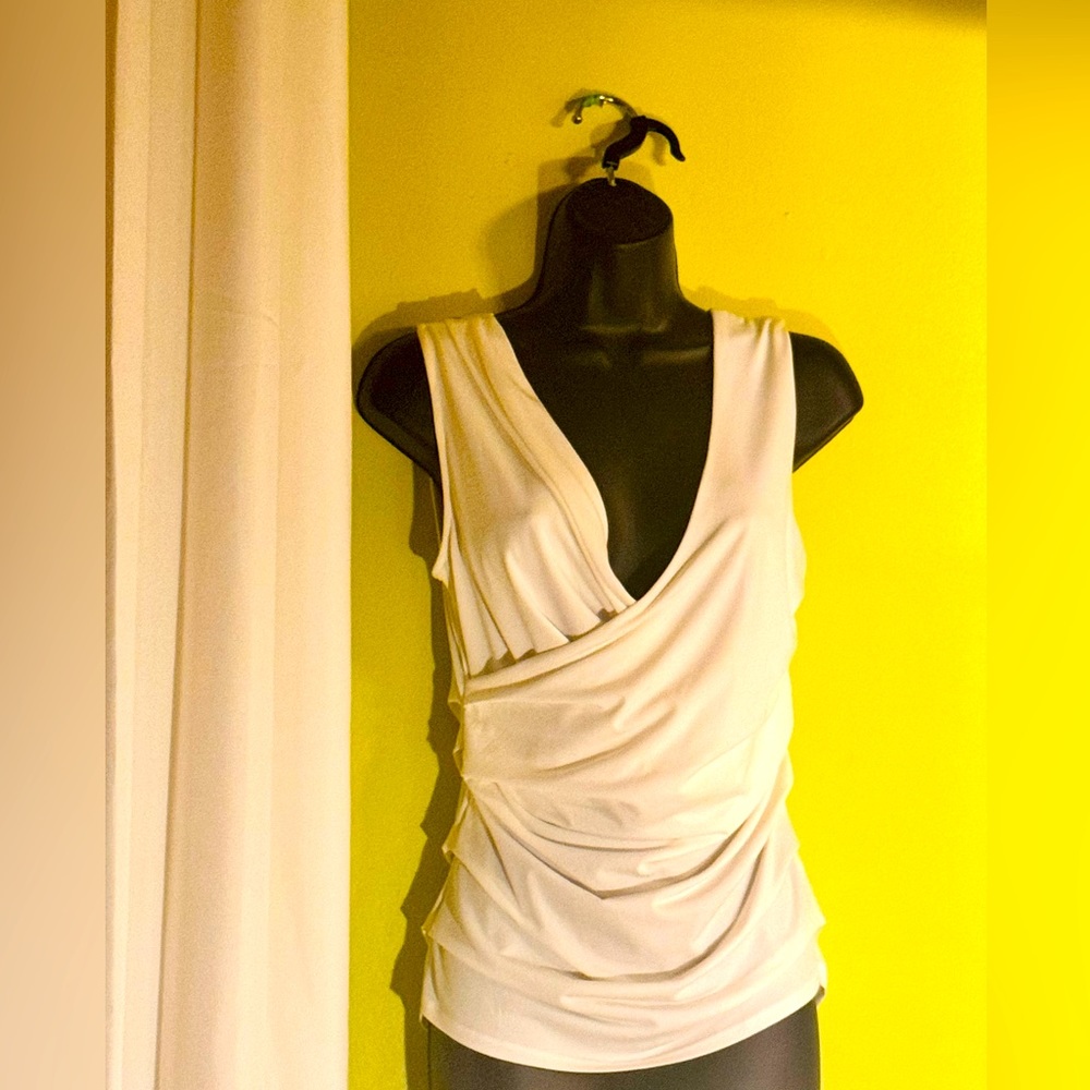 Elegant Jennifer Lopez Cross Front Blouse with stylish back design